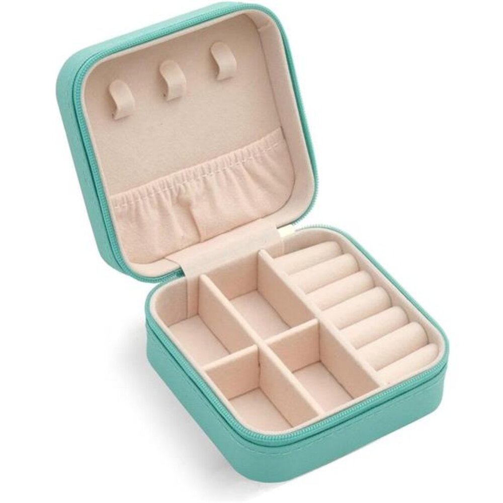 Mini Jewelry Travel Case, Small Portable Jewellry Organizer Box Portable